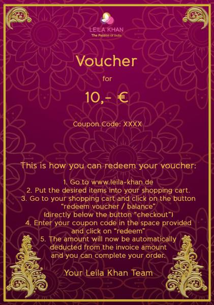 Voucher of 10 €